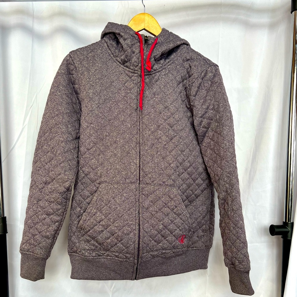 Volcom quilted hoodie
